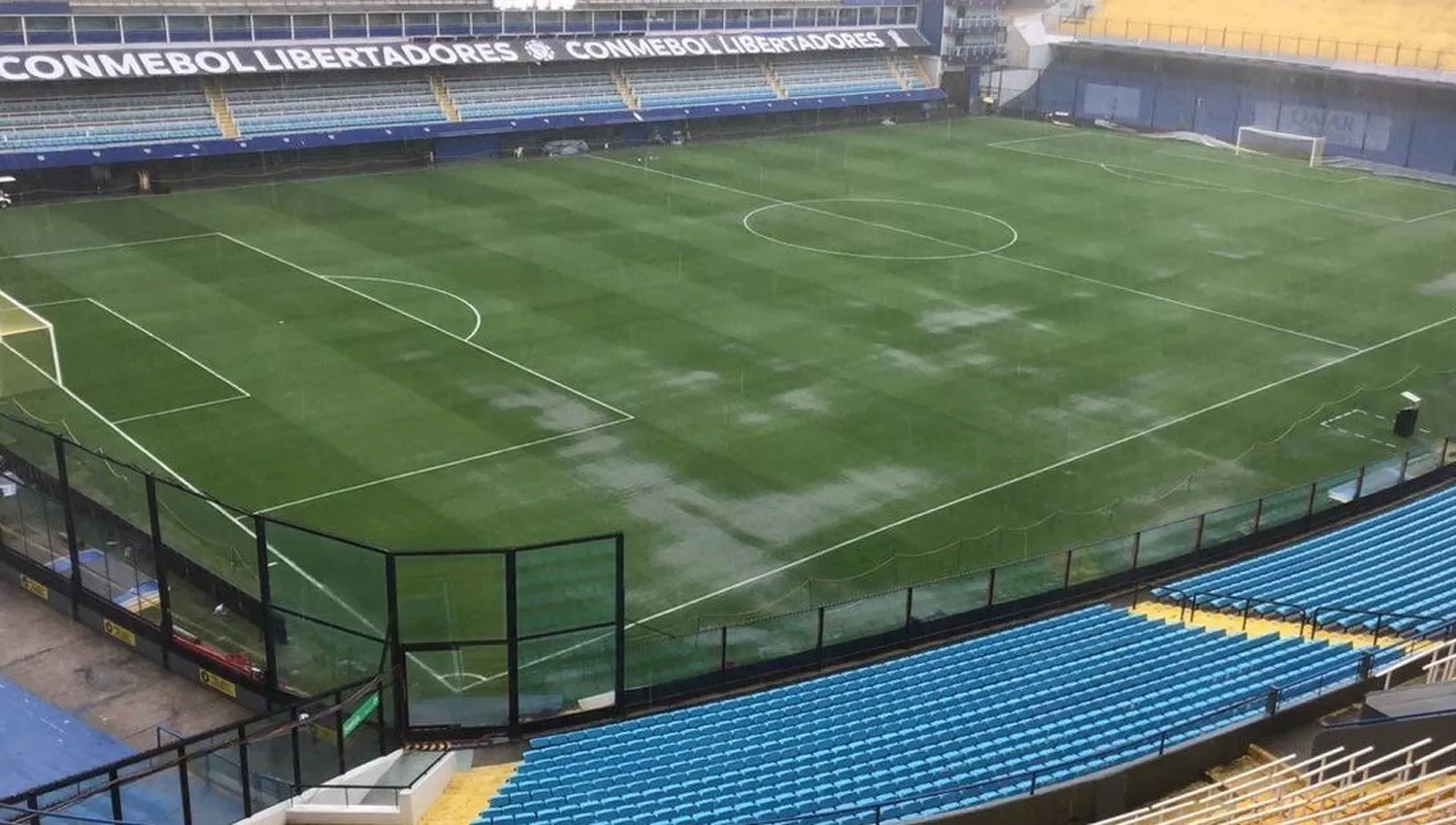 Las áreas no se vieron afectadas por las lluvias, dijeron desde la Conmebol. 