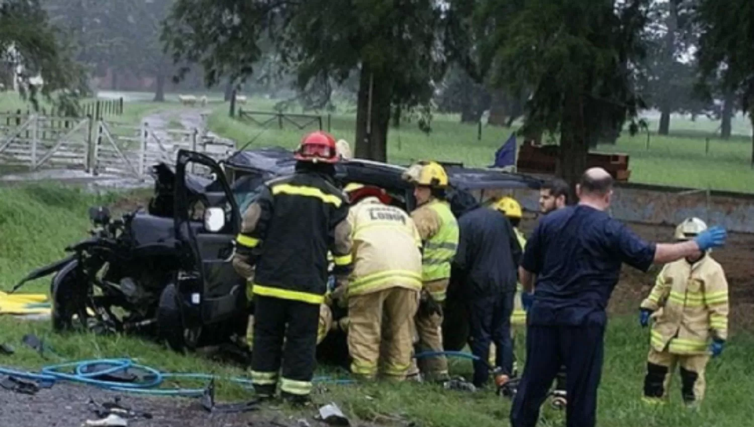 Cuatro hinchas de Boca que iban a ver la final murieron en un accidente de tránsito