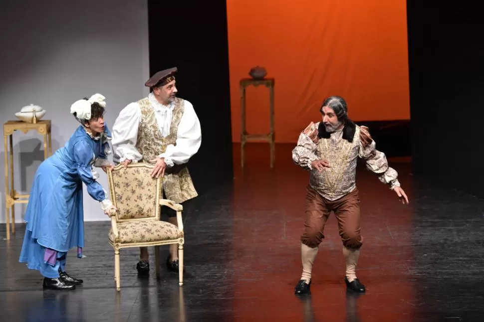 TEXTO CLÁSICO. “El enfermo imaginario” fue una puesta del Teatro Estable. LA GACETA / FOTO DE INÉS QUINTEROS ORIO.-