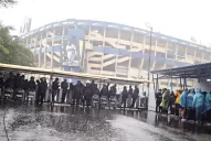 Al Boca-River le llegó el apocalipsis en versión lluvia