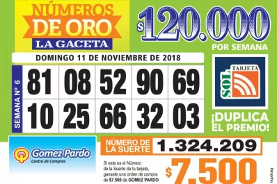 Los Números de Oro de LA GACETA