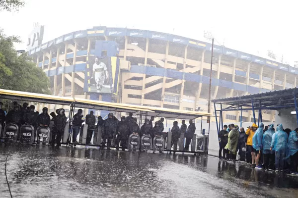 Al Boca-River le llegó el apocalipsis en versión lluvia