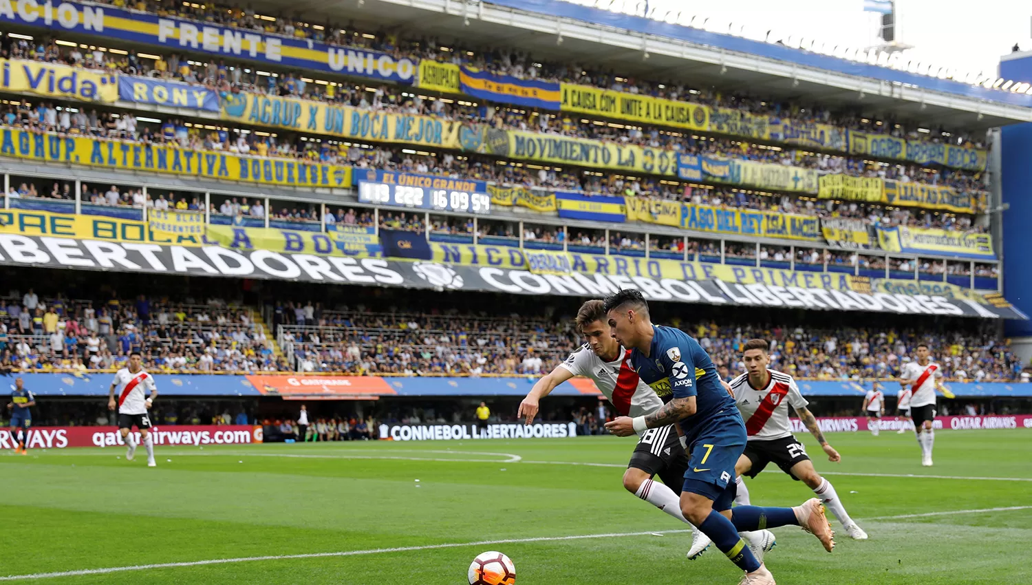 Cristian Pavón está desgarrado y es duda para el desquite del Superclásico