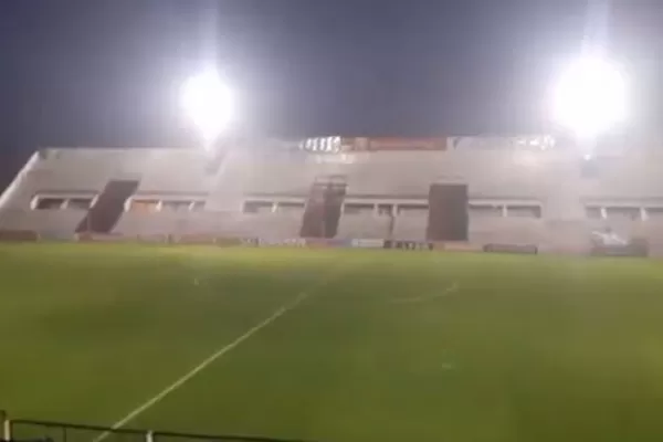 Se juega: pese a la tormenta, el partido entre San Martín y Patronato comenzará a horario