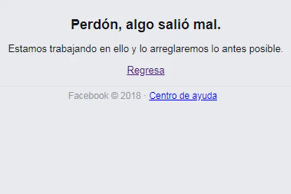 Se cayó Facebook: hubo problemas para ingresar a la plataforma