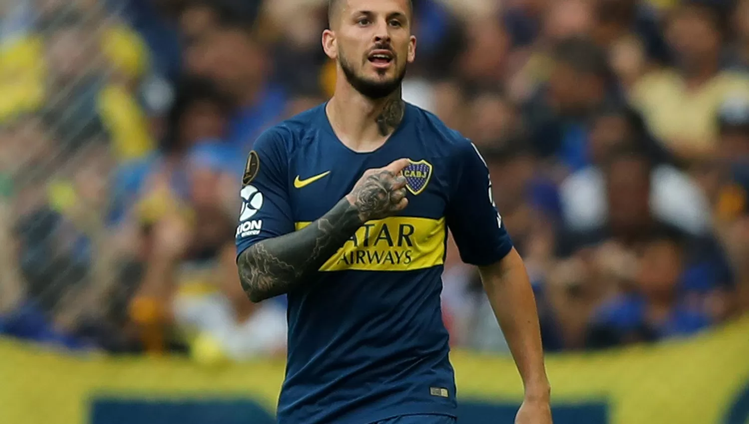 Darío benedetto marcó un gol en el cotejo de ida del superclásico. (ARCHIVO)