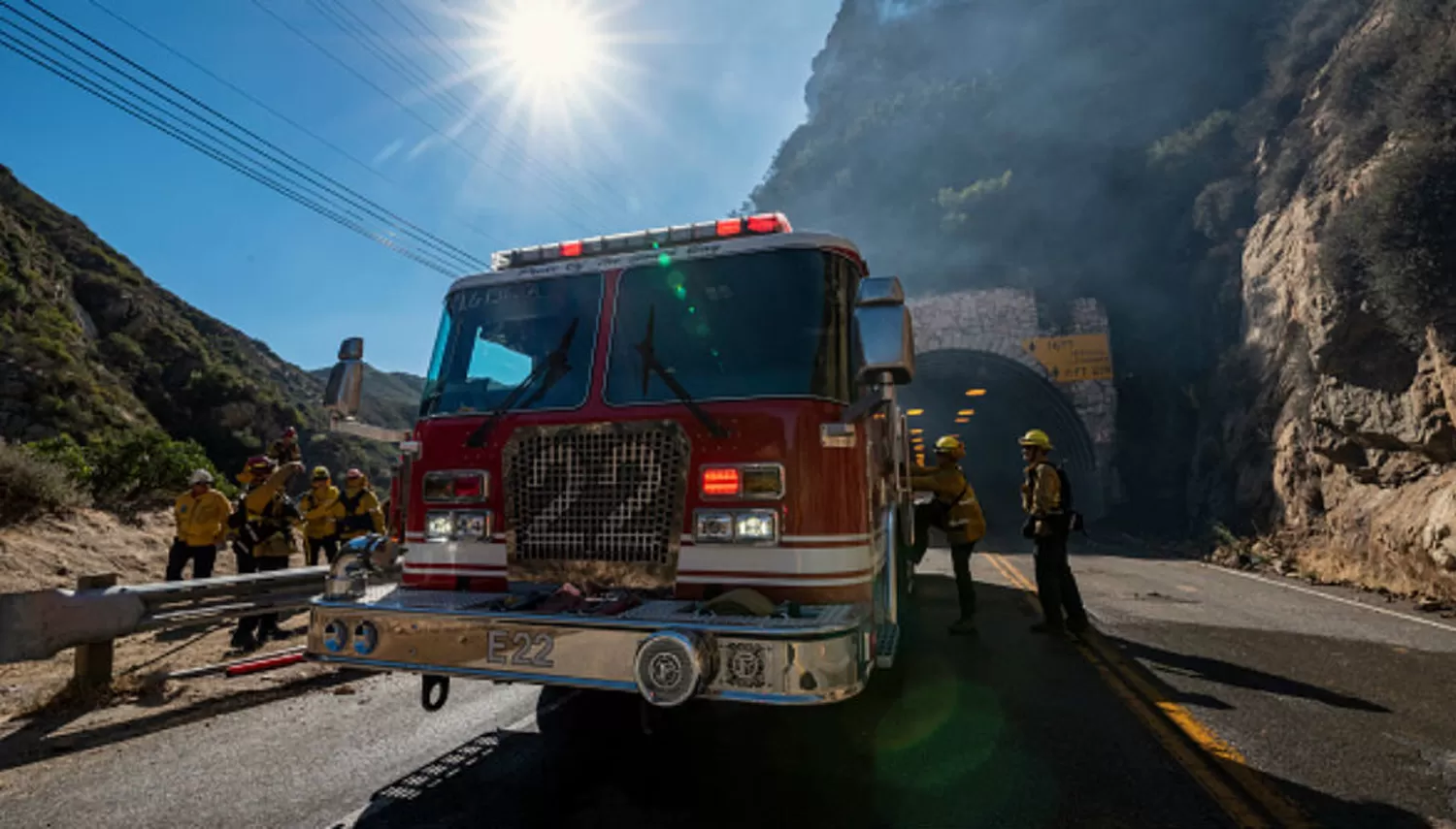 INCENDIOS EN CALIFORNIA. Hay cientos de personas afectadas por el fuego.