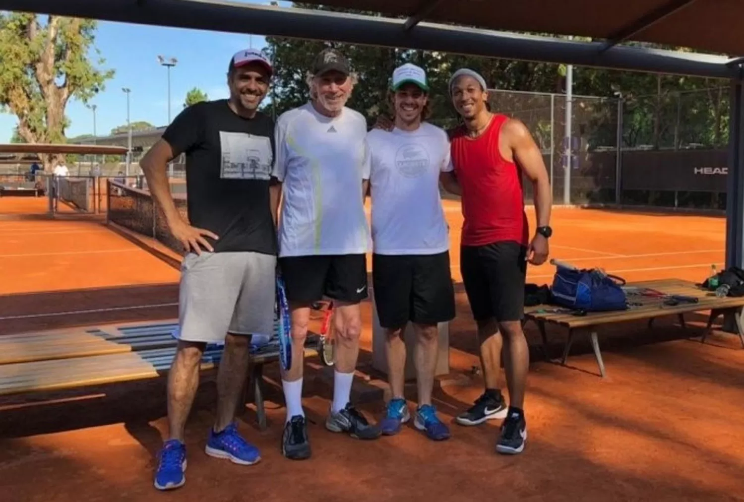 PAREJAS DE DOBLES. Mariano Zabaleta, Roger Waters, Gaudio y el PF de Roger.