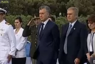 Macri participó de un homenaje a la tripulación del ARA San Juan