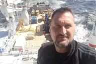 A bordo del barco que encontró al ARA San Juan, un familiar envió un mensaje emotivo