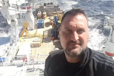 A bordo del barco que encontró al ARA San Juan, un familiar envió un mensaje emotivo