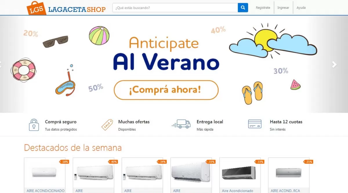 Paso a paso: cómo comprar y ahorrar en LA GACETA Shop