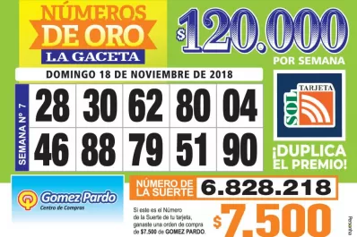 Los Números de Oro de LA GACETA