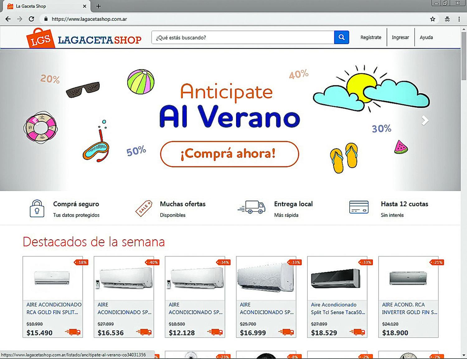 Paso a paso: cómo comprar y ahorrar en LA GACETA Shop