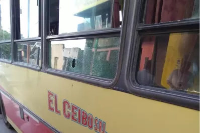 Apedrearon un colectivo e hirieron a una pasajera que viajaba con su hijo
