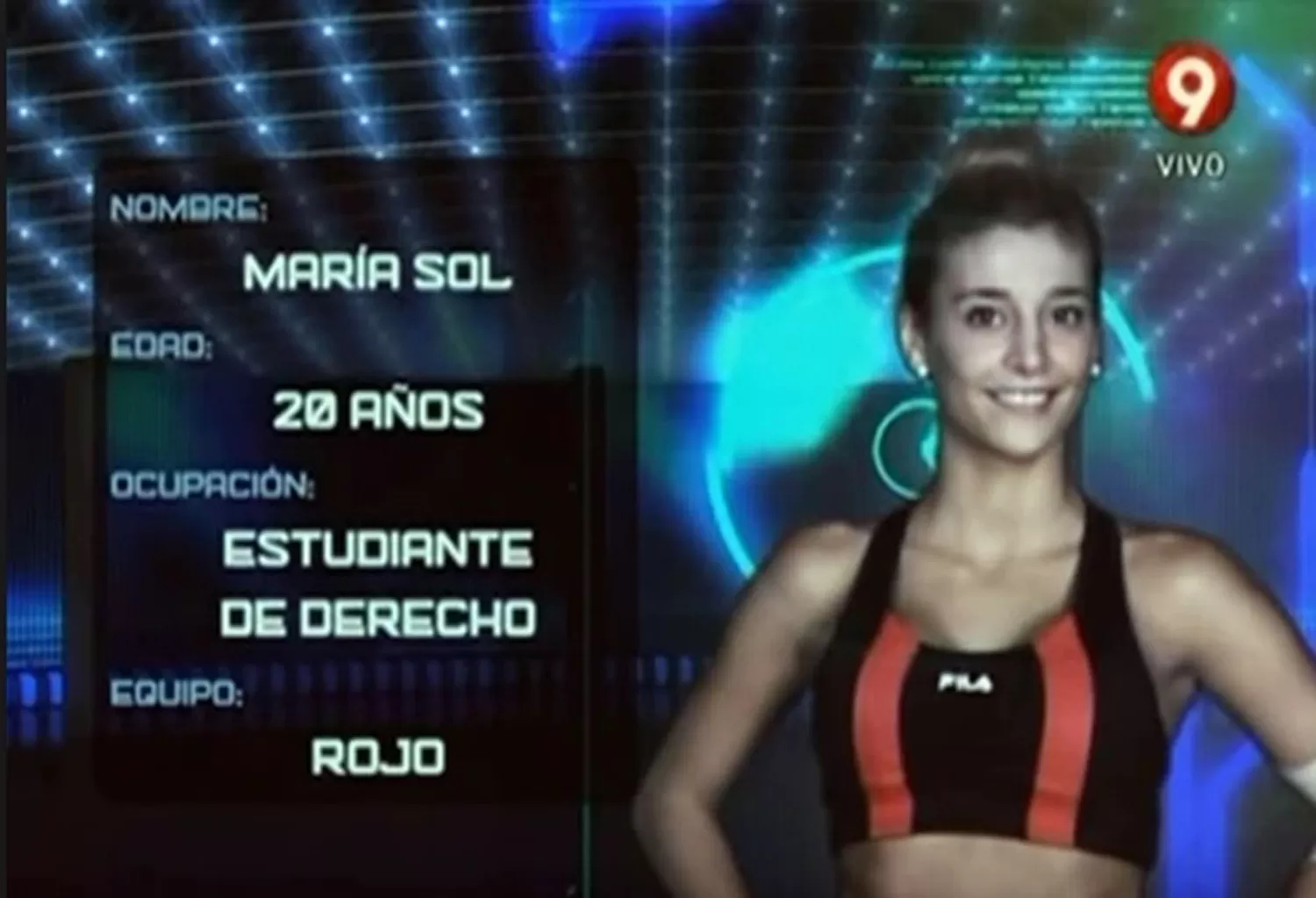 SOL PÉREZ EN COMBATE. El programa que abandonó por sufrir acoso.