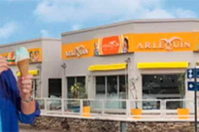 Marley, Arlequín y la alegría  de los helados en familia