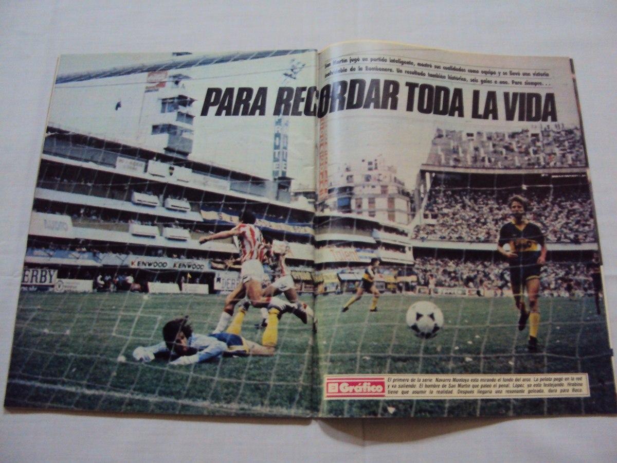 Inolvidable: se cumplen 30 años del 6-1 de San Martín a Boca, en La Bombonera