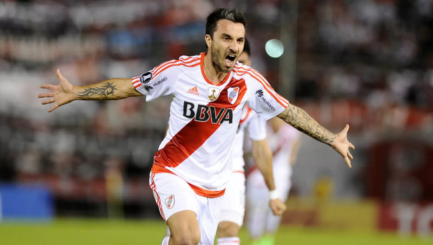 El delantero de River Ignacio Scocco.