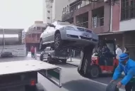 Montacargas: el nuevo y polémico modo de acarrear autos mal estacionados