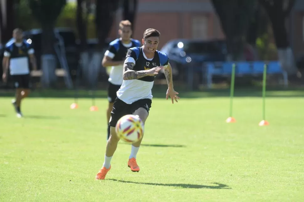 CHANCE. Noir regresó a la actividad el último domingo, luego de dos meses fuera por una lesión. Ante Belgrano podría volver a tener minutos importantes.  la gaceta / foto de Analía Jaramillo