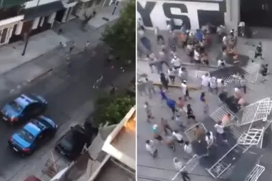 Pedradas, gases y caos: graves incidentes después del partido entre All Boys y Atlanta