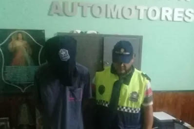 Llevaba cinco años prófugo y lo atraparon por circular en una moto robada