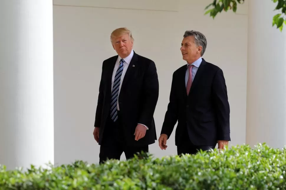 AMISTAD PREVIA. Donald Trump y Mauricio Macri volverán a encontrarse, en esta oportunidad, en Buenos Aires. reuters 