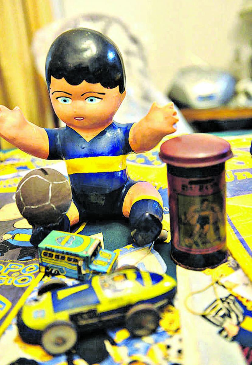 El coleccionismo y Boca, las dos grandes pasiones de Roberto