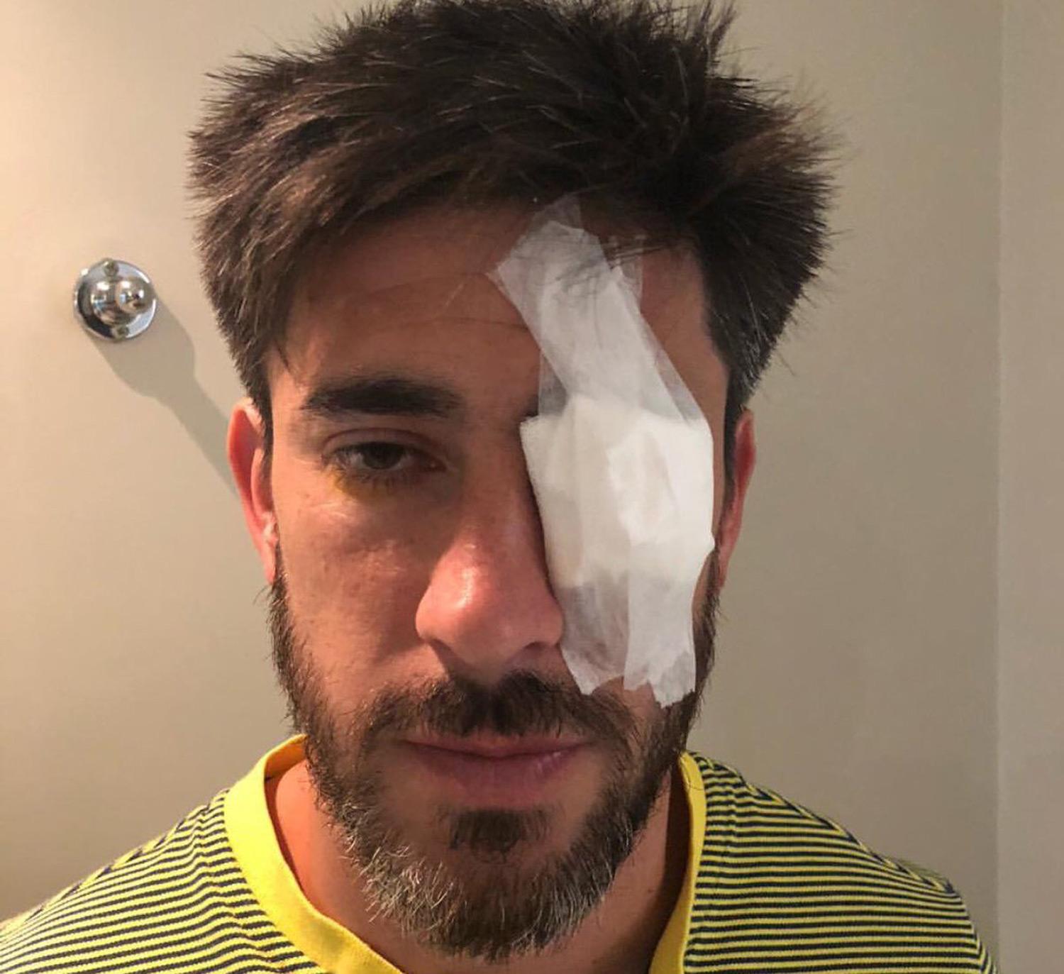 PABLO PÉREZ. Así terminó el capitán de Boca.