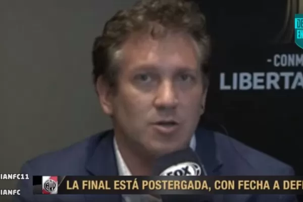 La Conmebol suspendió la final de la Libertadores entre River y Boca