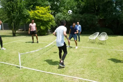 La previa del clásico: mirá el adelanto del asado que compartieron los jugadores de Atlético y de San Martín con VAR