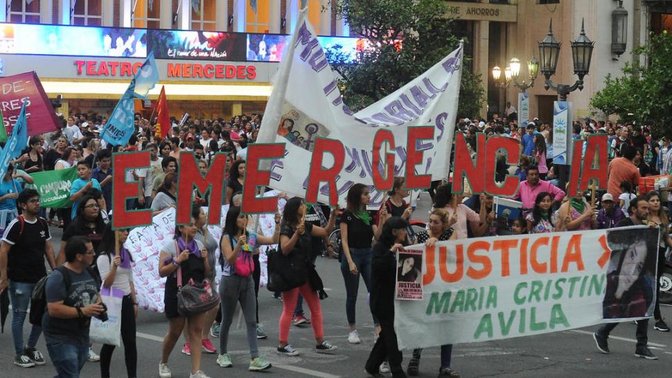 JORNADA. Reclamaron acciones ante los femicidios. Hubo 16 casos este año, según detalllaron. 