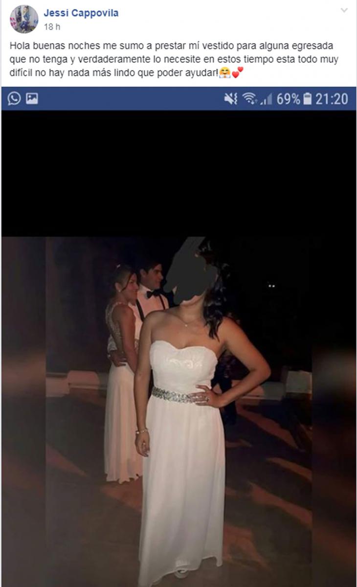 Cientos de tucumanas ofrecen sus vestidos para que las egresadas puedan asistir a sus fiestas