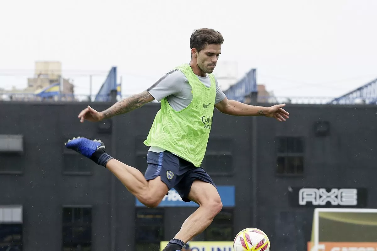 Fernando Gago será titular el domingo en el Xeneize. (FOTO TOMADA DE PRENSA BOCA JUNIORS)