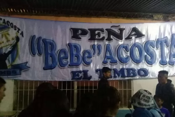 Se inauguró la Peña del Bebé Acosta, un reconocimiento a uno de los actuales ídolos de Atlético