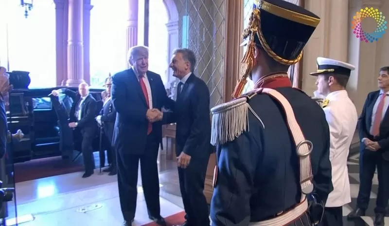 G20: Macri le agradeció a Trump el apoyo a la Argentina en tiempos difíciles