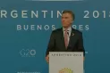 Macri, en el cierre del G-20: el mundo nos dio hoy un lugar