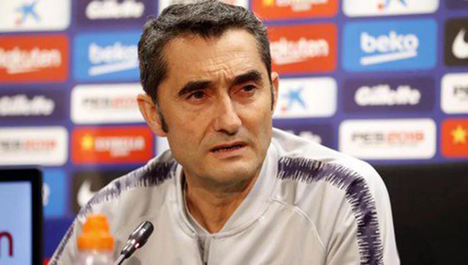 Ernesto Valverde, entrenador del Barça. (FOTO TOMADA DE TWITER @FCBarcelona_es)