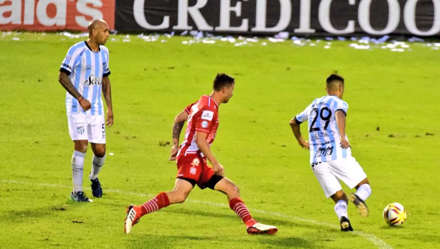 EN EL MONUMENTAL DE ATLÉTICO. El triunfo fue para San Martín.