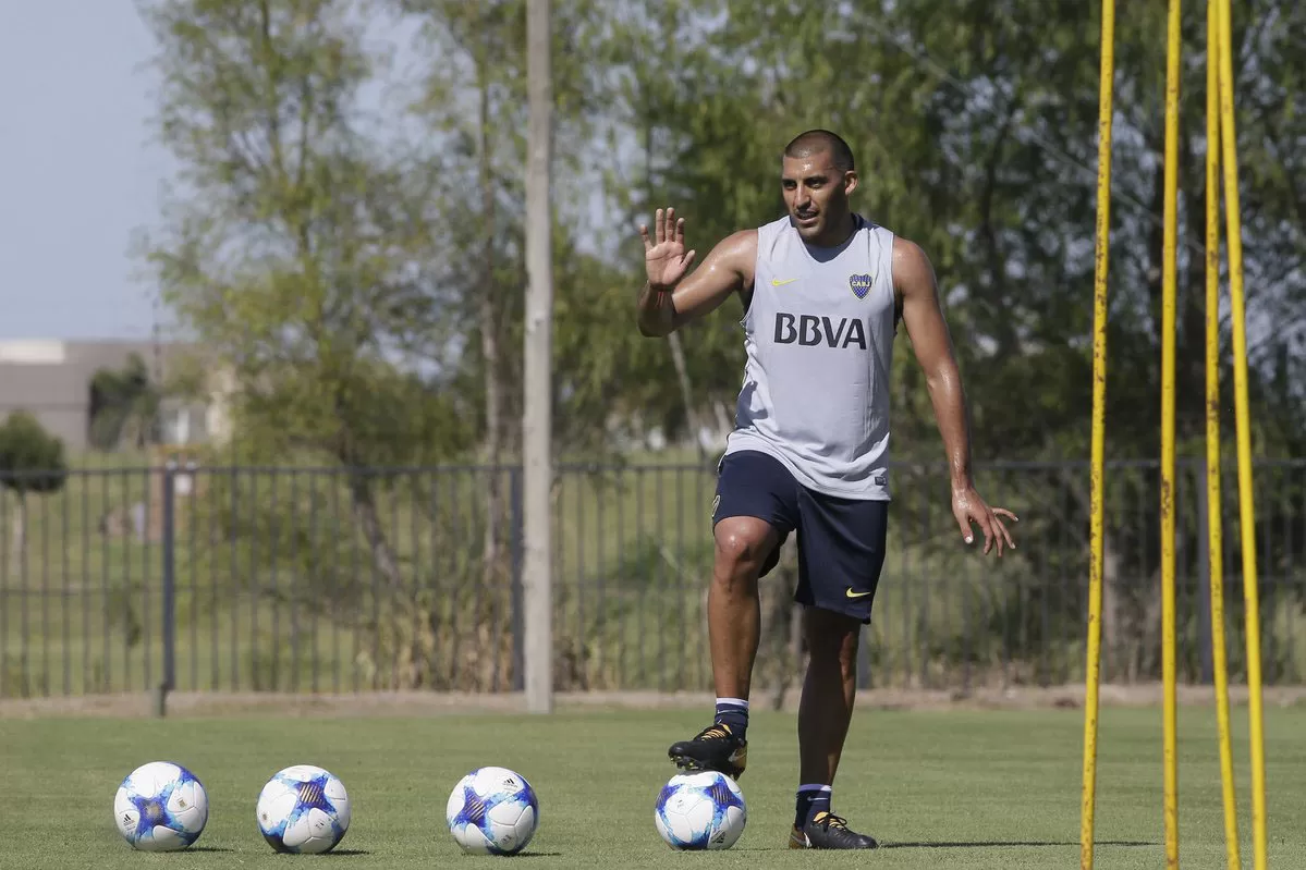 Ramón Ábila, del Xeneize. (FOTO TOMADA DE PRENSA CLUB BOCA JUNIORS)