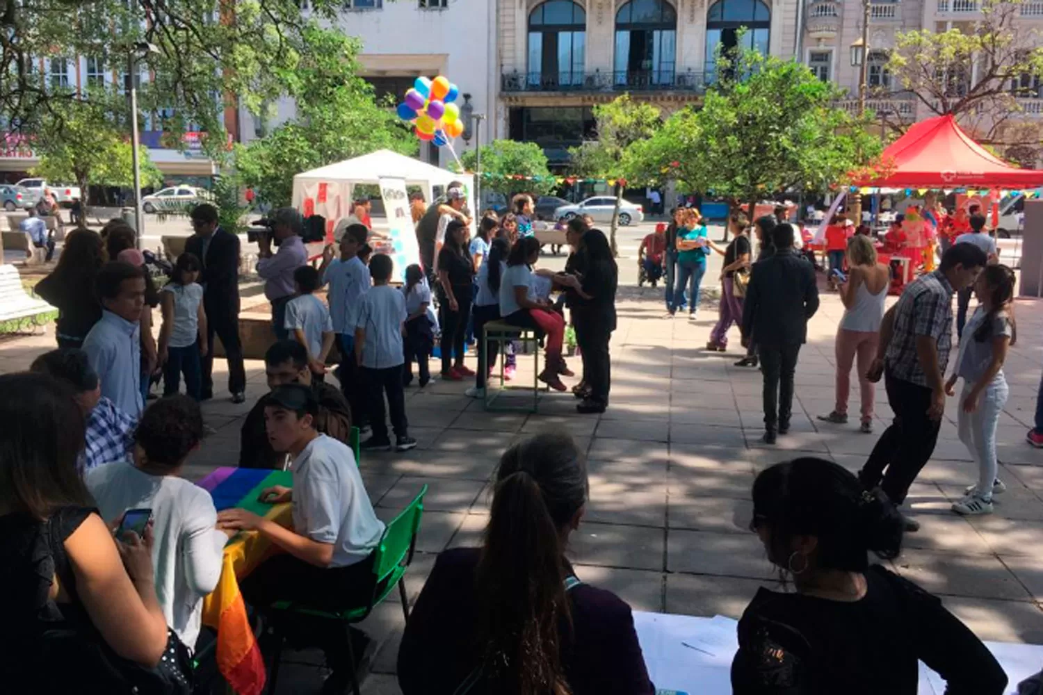 Increíble: celebraban el Día de las Personas con Discapacidad y les robaron un parlante 