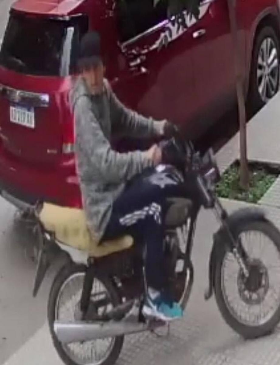 Los delincuentes fueron captados por las cámaras