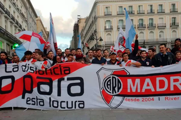 La filial de River en Madrid pidió el comportamiento civilizado de los hinchas