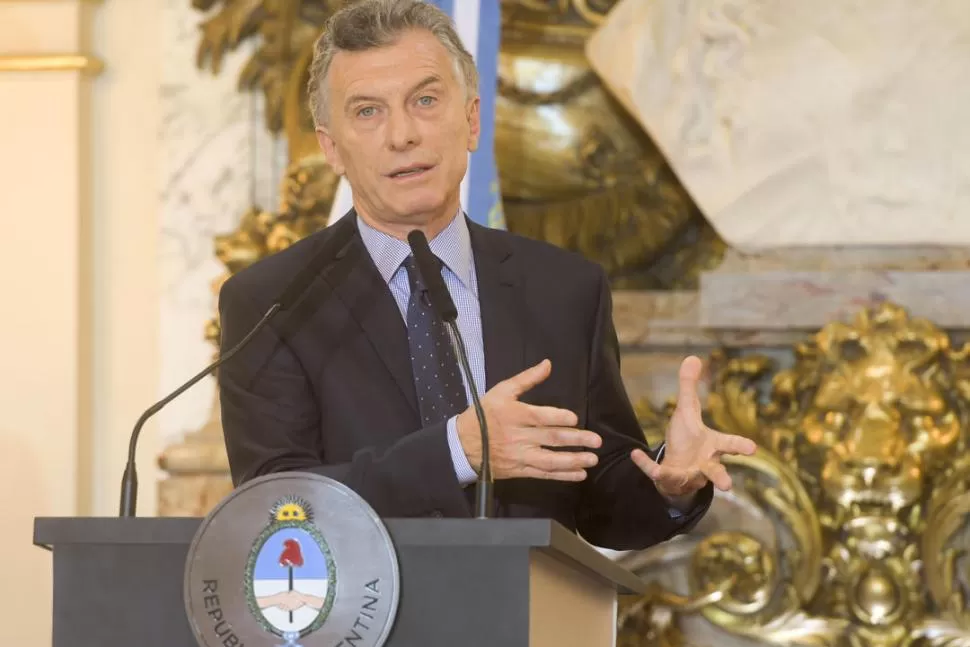 MUY SATISFECHO. Según el presidente Macri, “el mundo nos dijo que estamos en el camino correcto”. télam