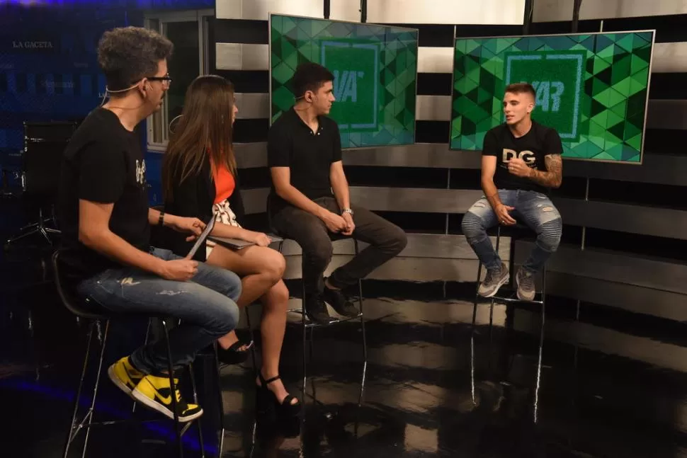 EN LA PANTALLA CHICA. Purita explicó sus sensaciones anoche durante una nueva edición del programa VAR. la gaceta / foto de diego aráoz