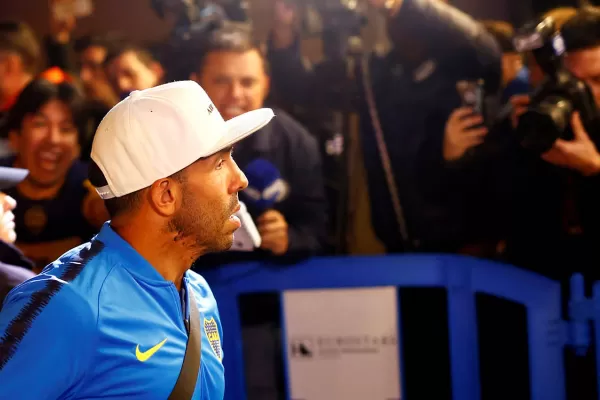 El plantel de Boca llegó a Madrid acompañado por sus familiares