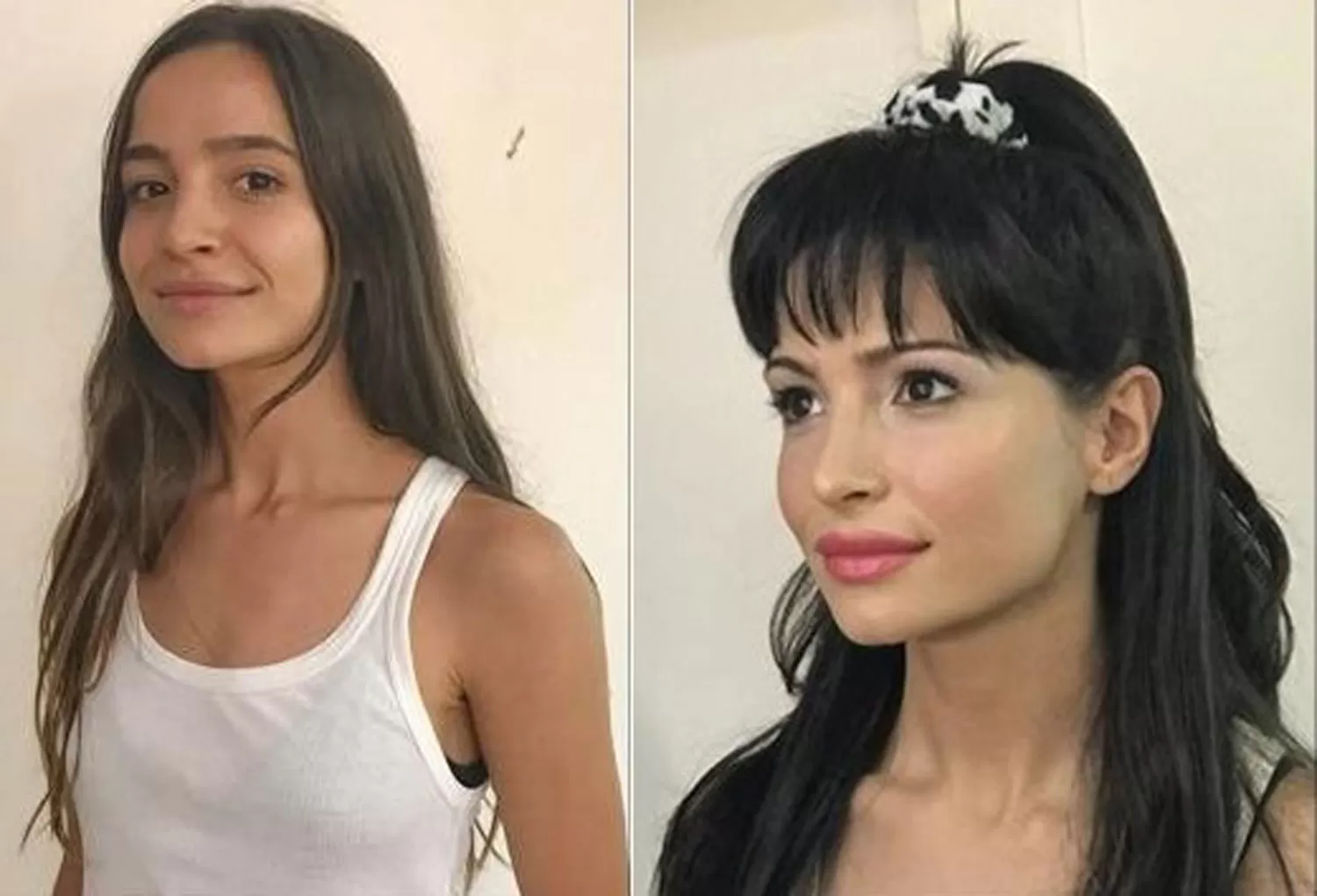 PARECIDAS. Brenda Asnicar hará el papel de Gilda en la nueva serie.