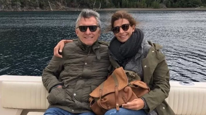 TIEMPO ATRÁS. Macri junto a su esposa Juliana Awada. ARCHIVO