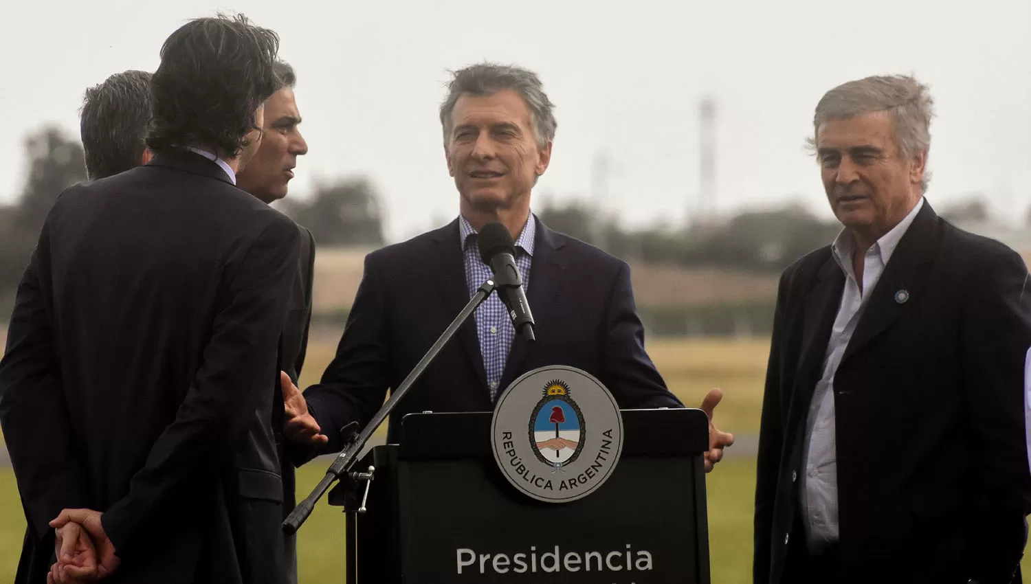 Macri, durante su última actividad oficial en Córdoba. TÉLAM